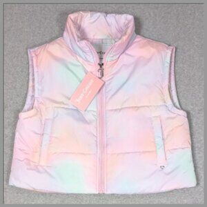JUICY COUTURE Boxy Padded Vest Women's Size M